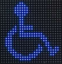 爱心通道轮椅图标